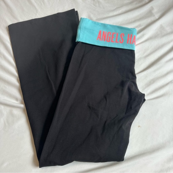 Y2K Victoria's Secret foldover Waist Flare Yoga Pants - Picture 4 of 4
